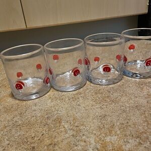 Mushroom glasses - set of 4